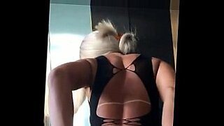 denim skirt strip tease