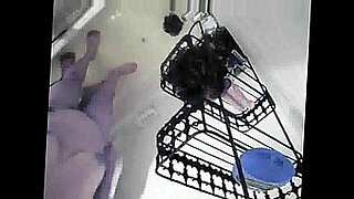 mom and son sleeping time at bathroom dick