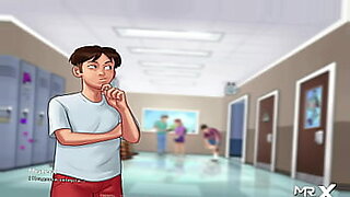 3d animation small girl with dad