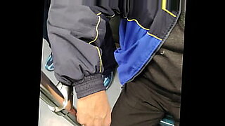 public bus dick flash touch
