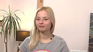 hot blonde sabine swallows sperm