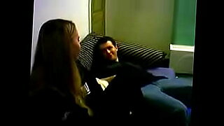 lovely cock sucking blonde girl with great tits gets fucked hard on a couch