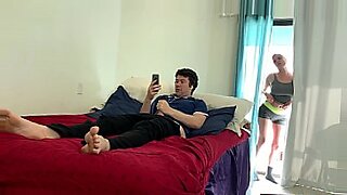 mom and her son night bedroom
