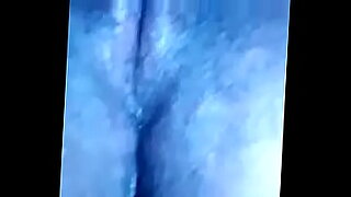 bored nao is on a blue chair playing with her sweet pussy and showing off her ripe ass to the