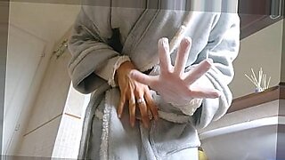 girls putting a hand in his pants and jerking it