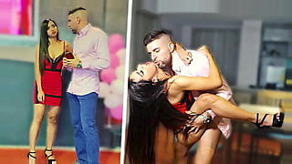 woman fucks two guys in gym