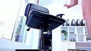 kagney sneaks under the table to suck brads cock