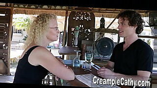 two mature ladies fuck guy on desk